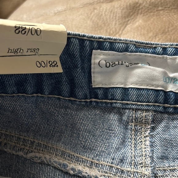 Light Blue Embellished Jean Shorts - Picture 3 of 5